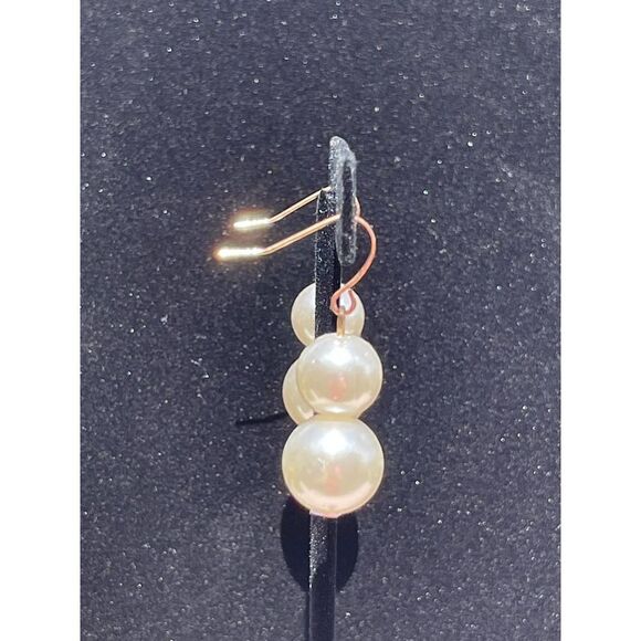 Fashion Costume Jewelry Plastic Peral Chocker Earring Bangle Set - Picture 3 of 5